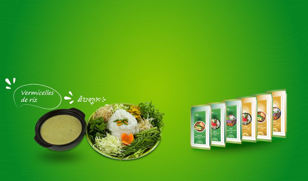 Assortiment de produits à base de riz d’Asie du Sud-Est