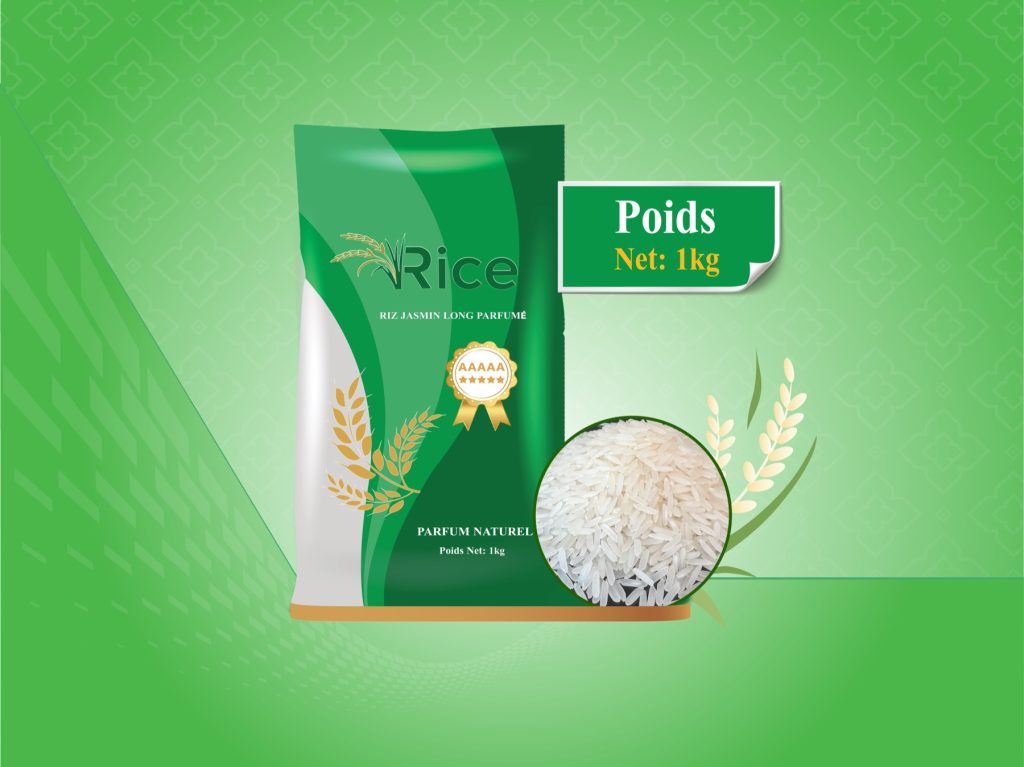 Sachet de riz jasmin long parfumé